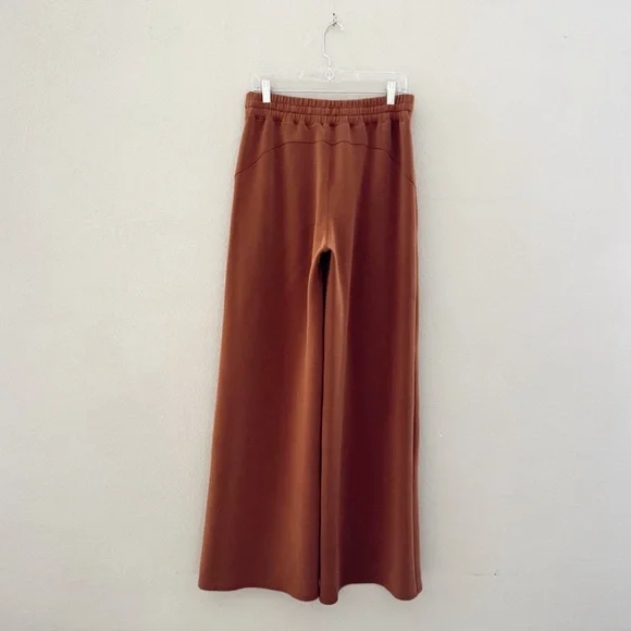 Spanx Air Essentials Wide Leg Pant Womens Large Tall Butterscotch Casual Comfy - Picture 6 of 13